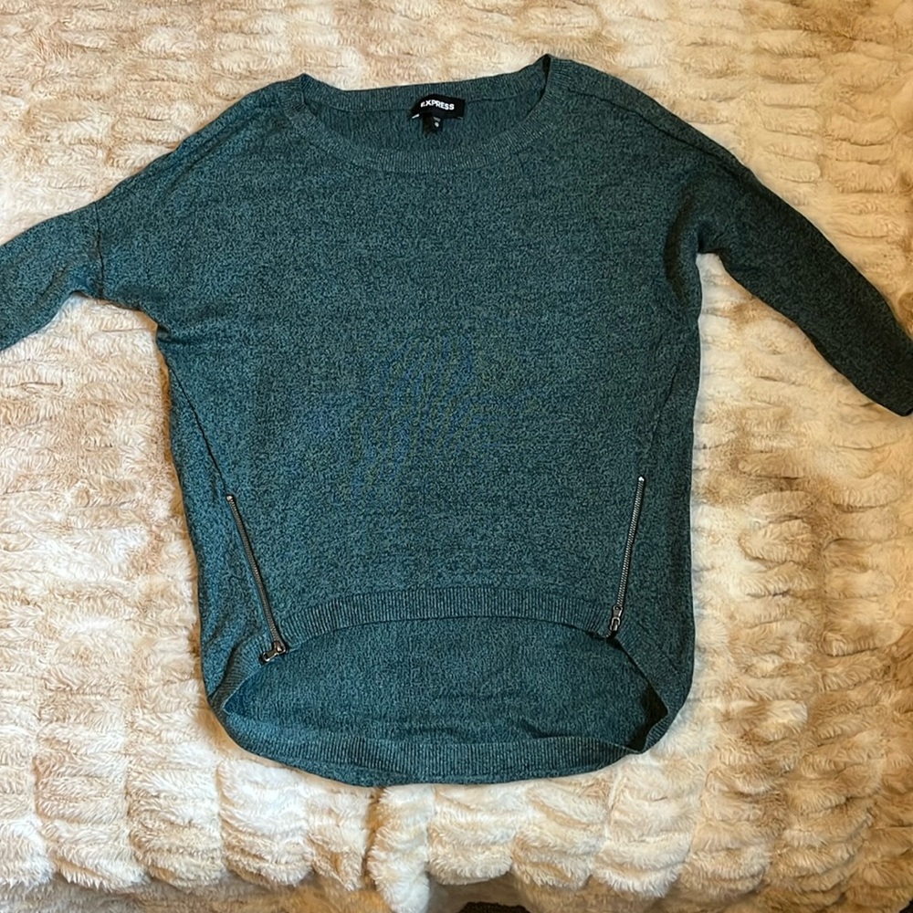 Teal in color